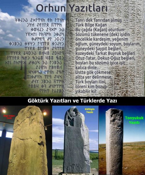 orhun yazitlari orhun abideleri gokturk yazitlari