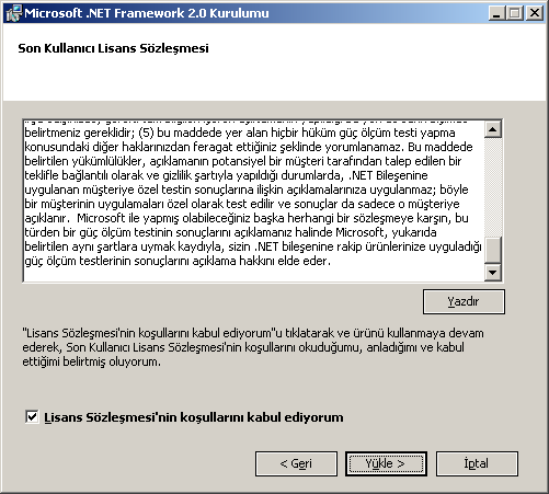 Microsoft NET Framework Version 2 0